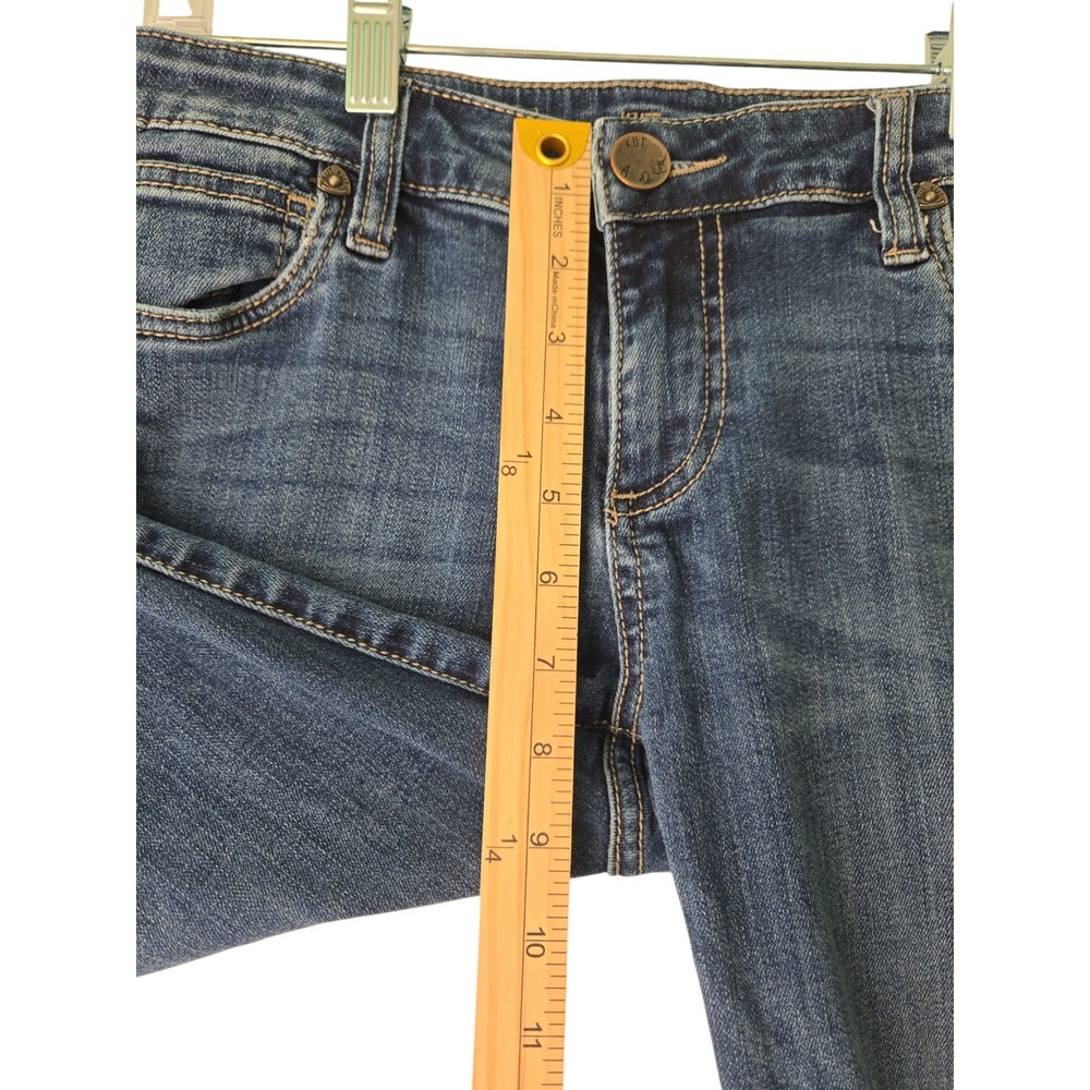 KUT from the Kloth Boyfriend Jeans Medium Wash Distressed Size 2 - Picture 12 of 14
